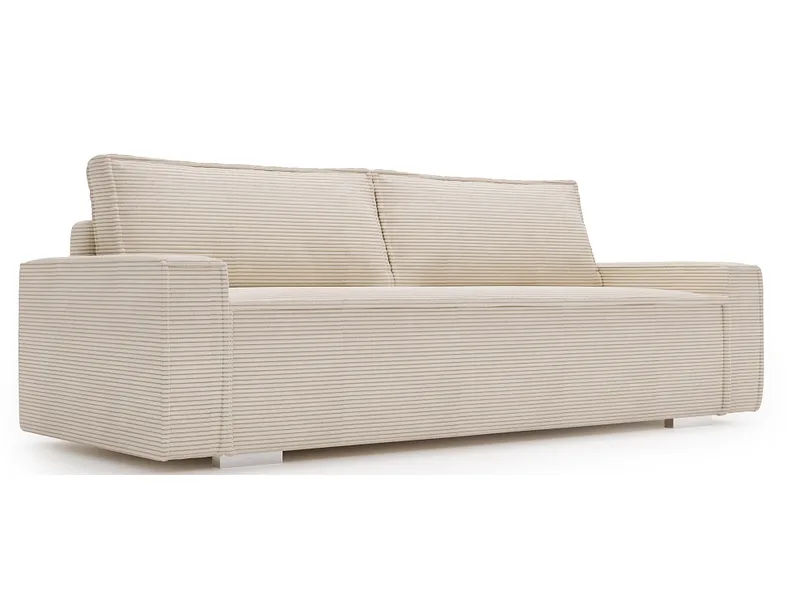 Bettsofa MELS Cord-Stoff beige