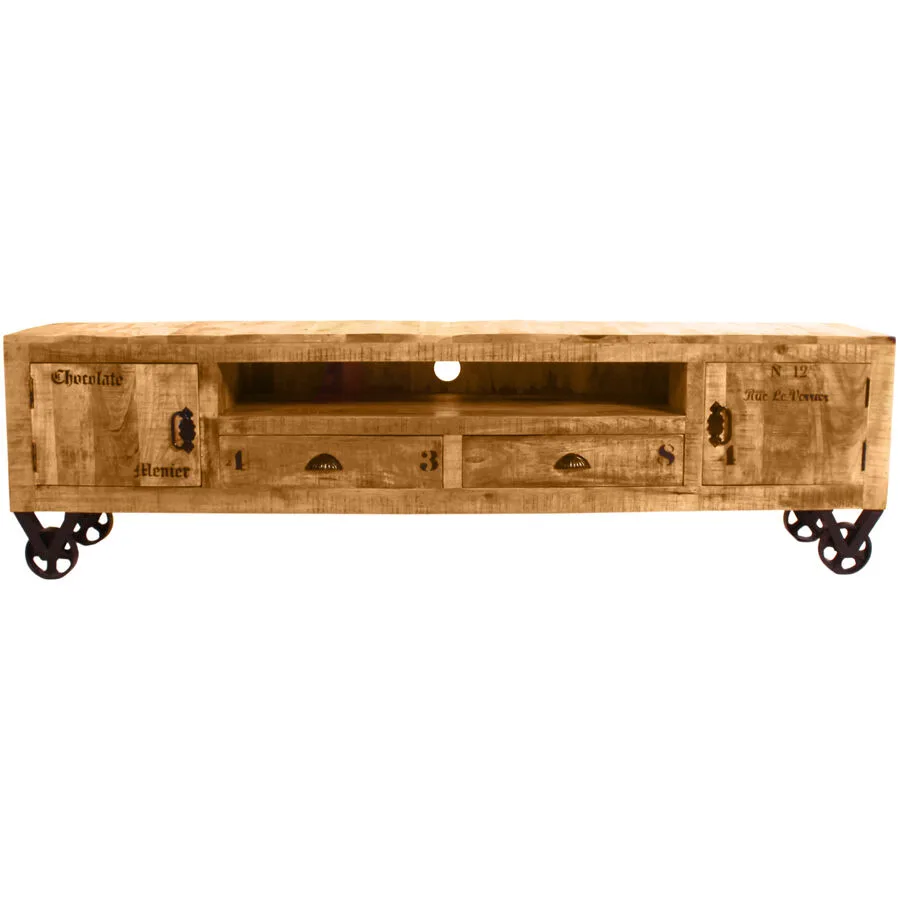 Lowboard Rusc natur Holz B 200 cm