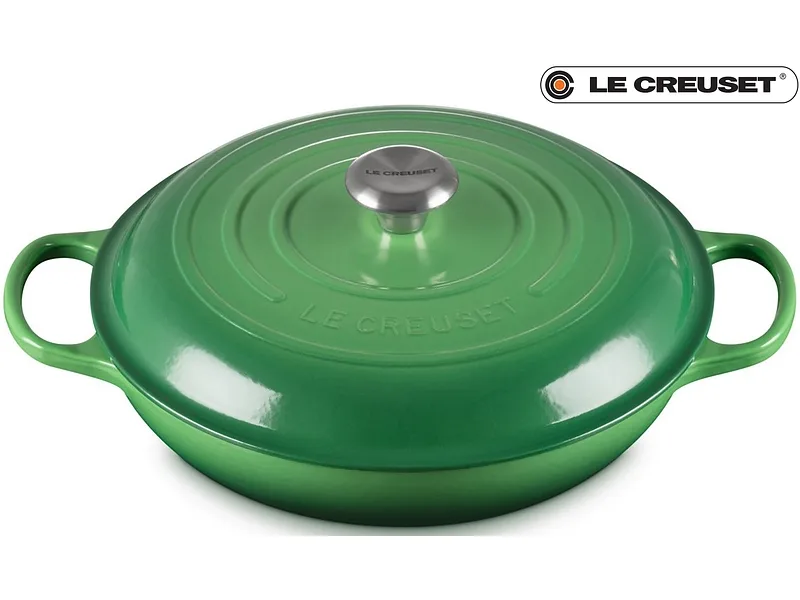 LE CREUSET Bräter SIGNATURE gusseisen grün