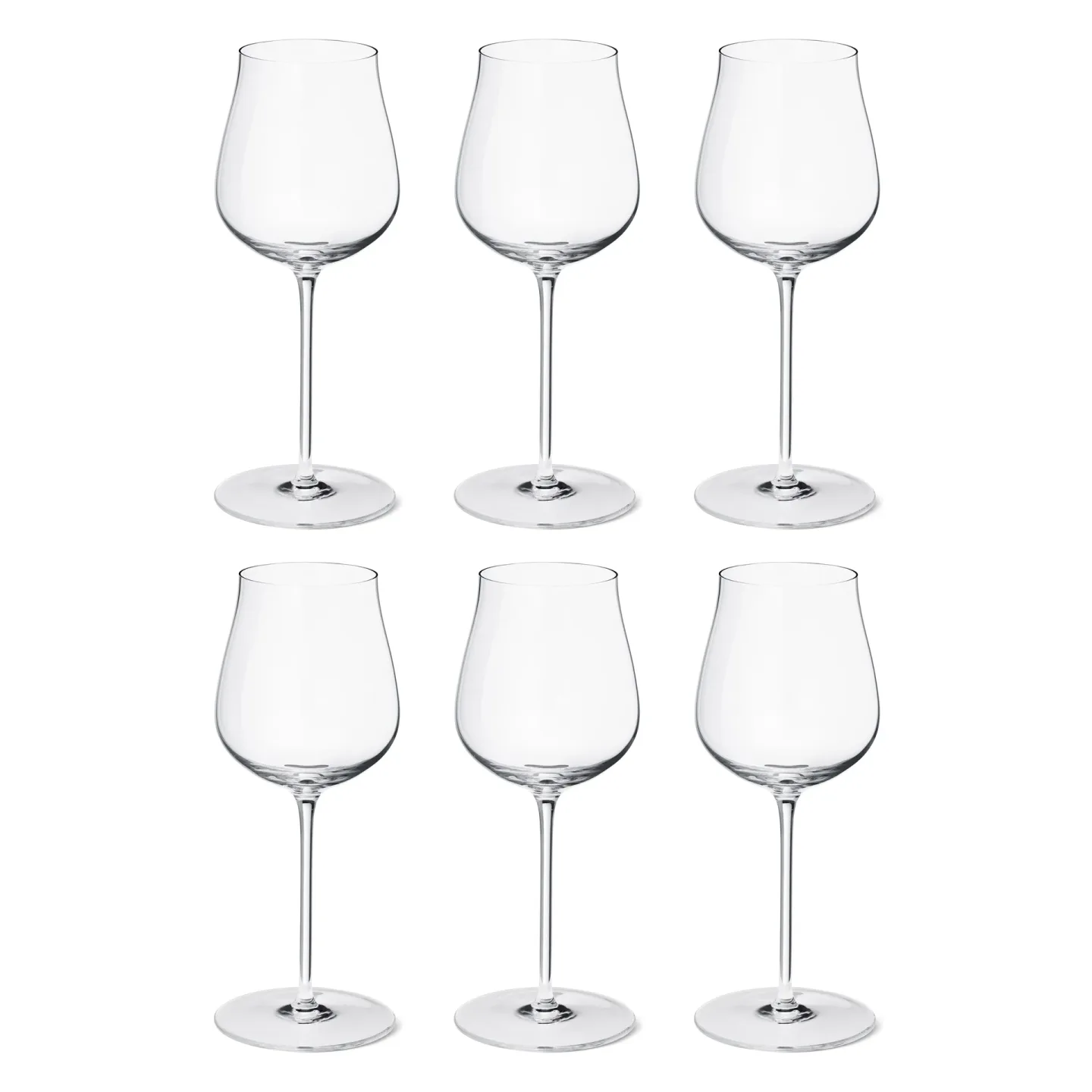 Georg Jensen Sky Weißweinglas 35cl 6er Pack Kristallin
