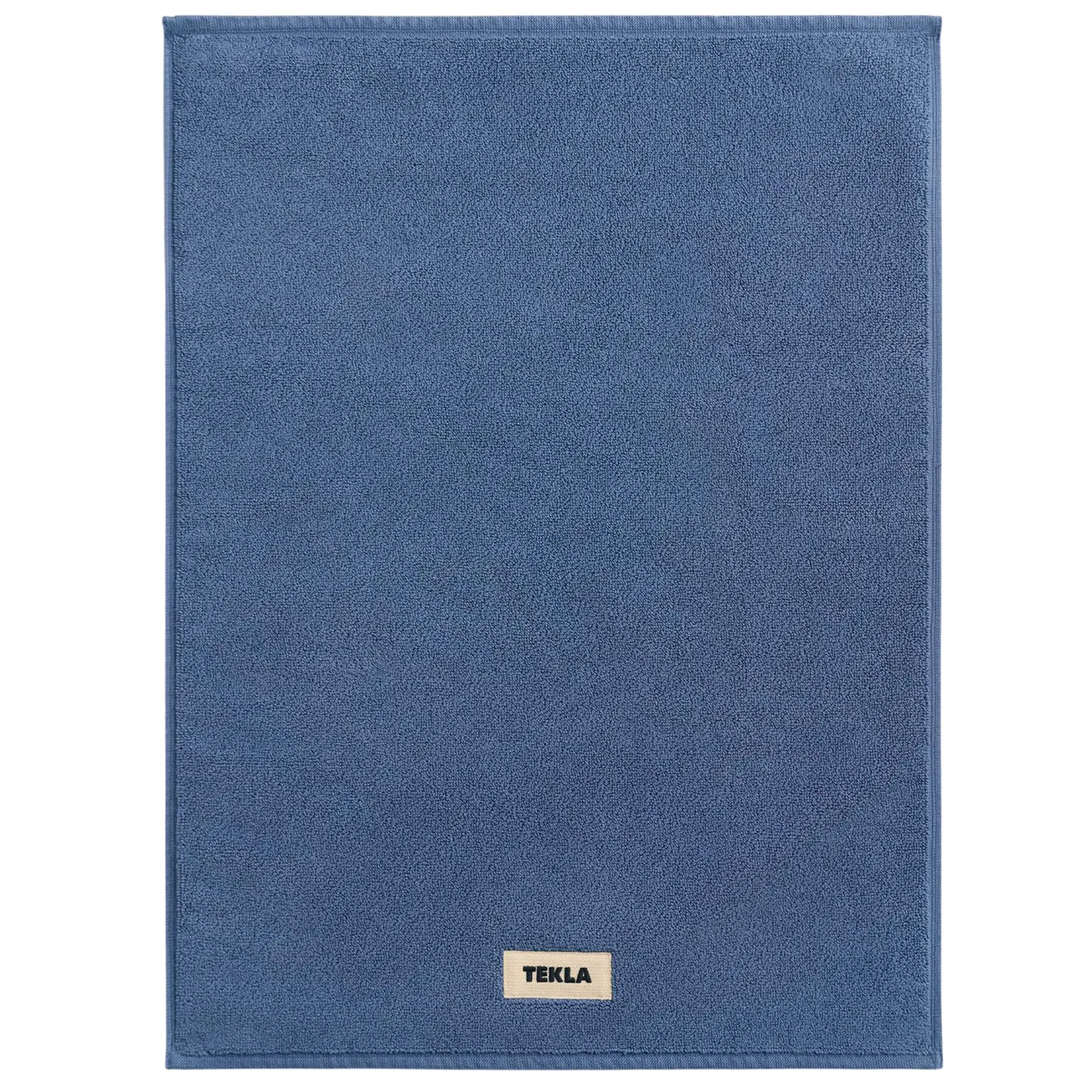 Tekla - Terry Solid Storm Blue badrumsmatta 50 x 70 cm - Bomullsmattor - Blå