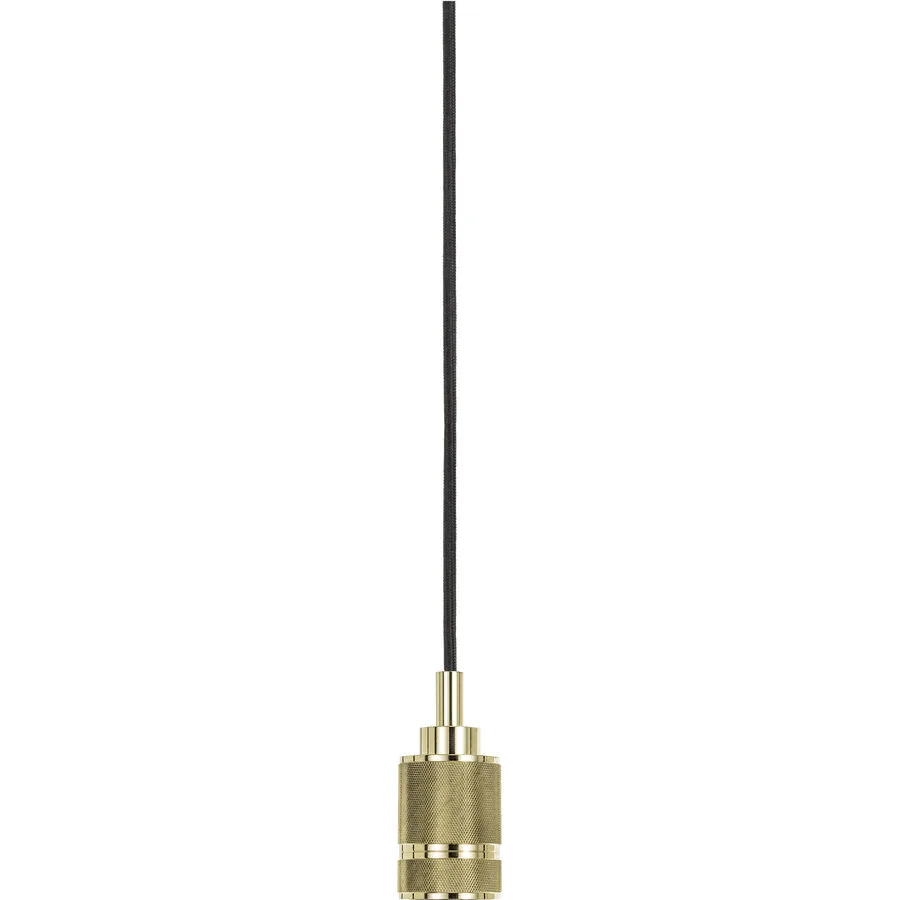 Pendellampe Industrial Gold/Schwarz Metall 10 cm 250 cm