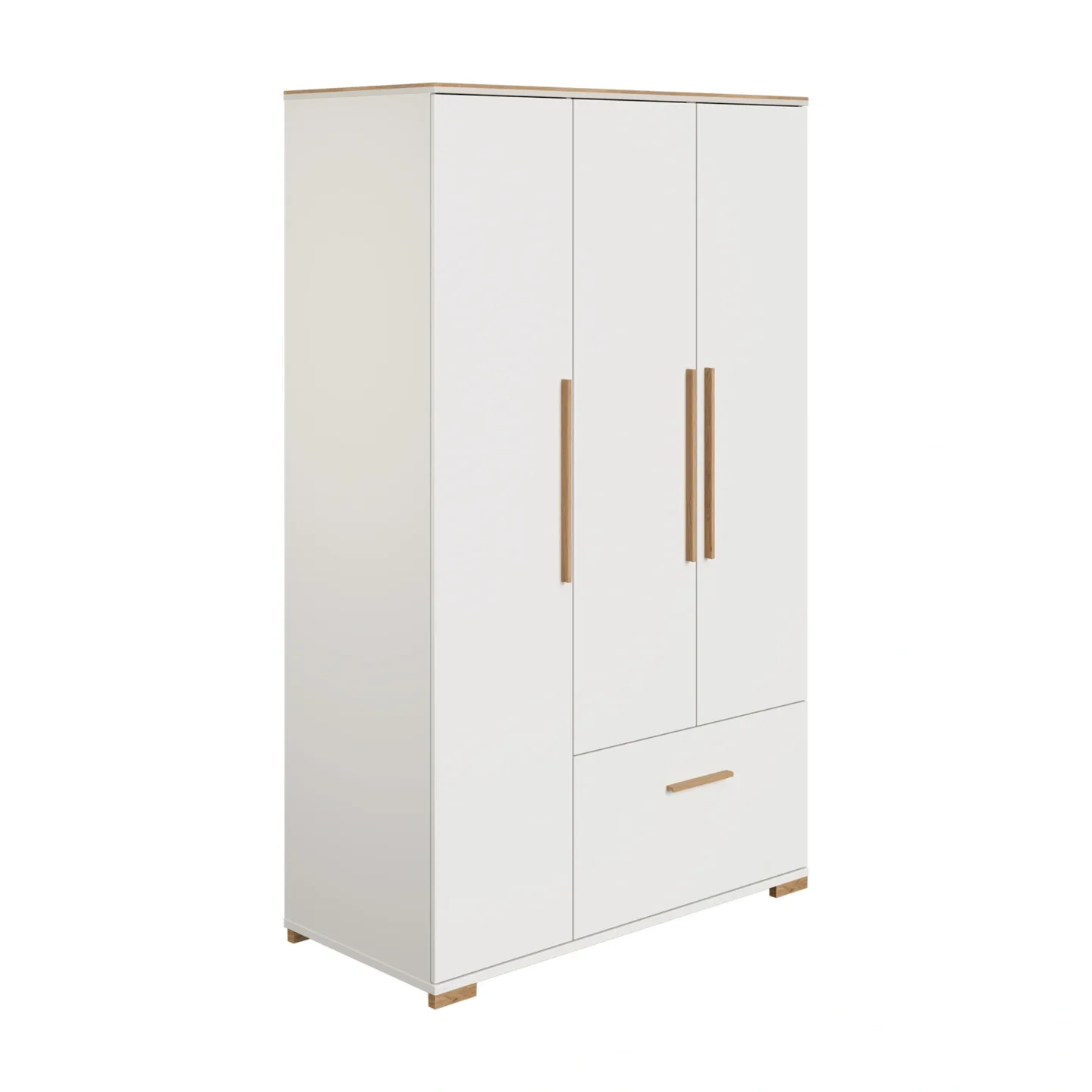 Paidi Kleiderschrank Enie 3T1S Weiss | Schubiger Möbel