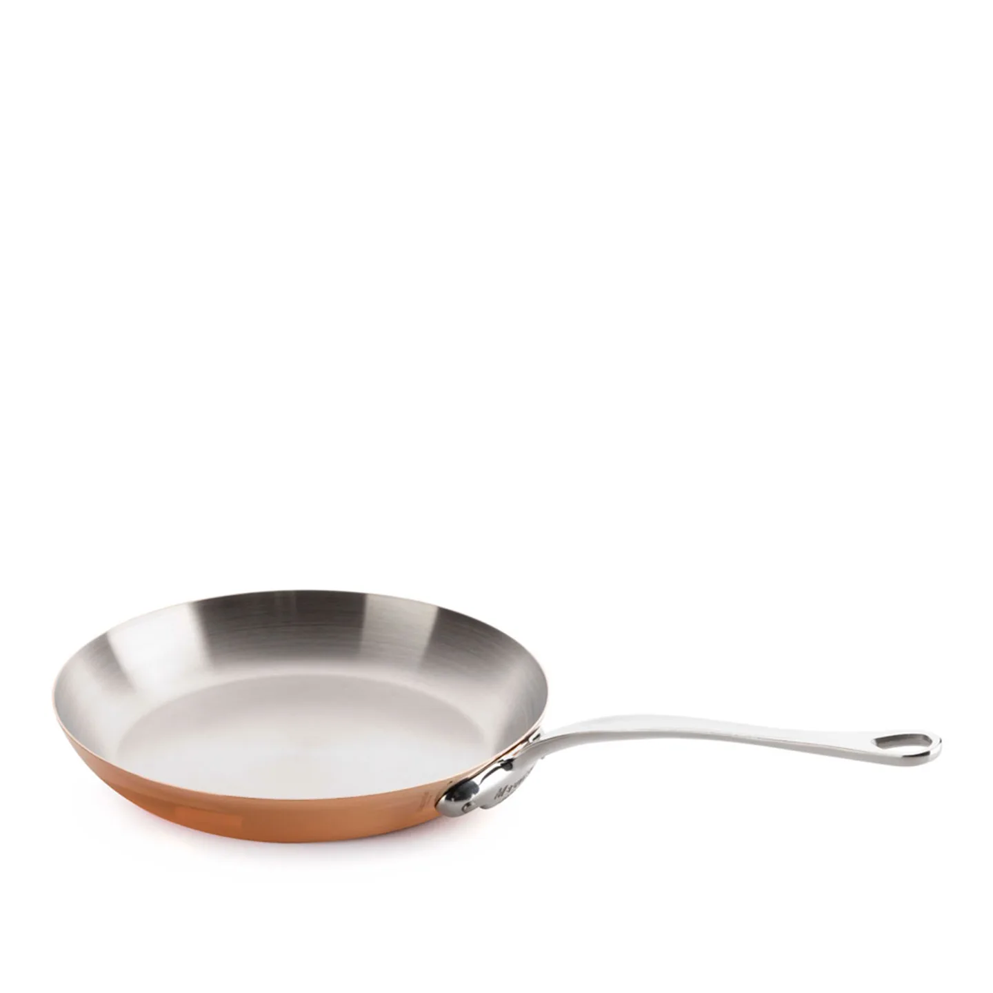 Mauviel - Frying Pan M'150S Copper/Steel - 30 cm - Stekpannor - Silver,Koppar