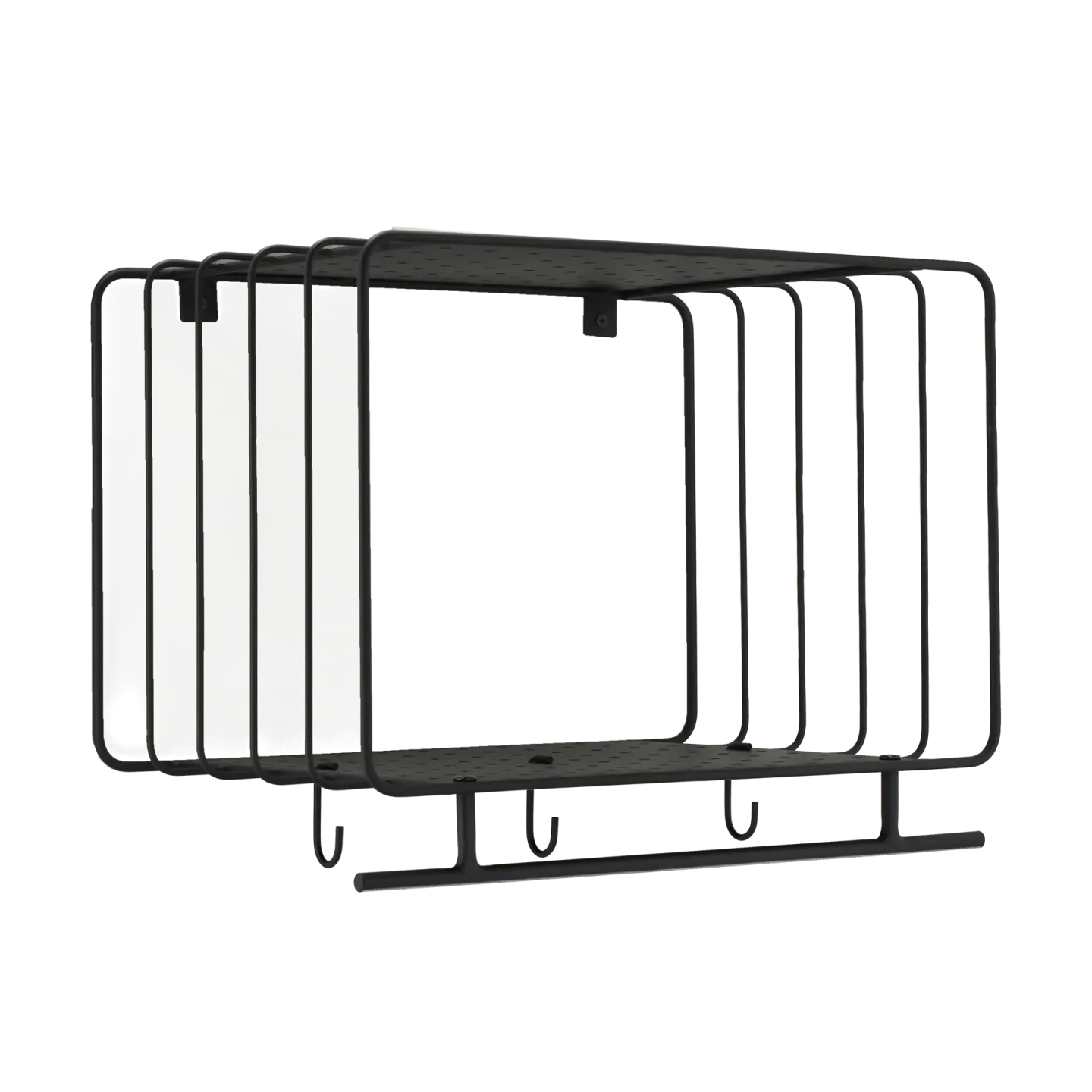 Scandi Living Nod Hutablage 45 cm Black