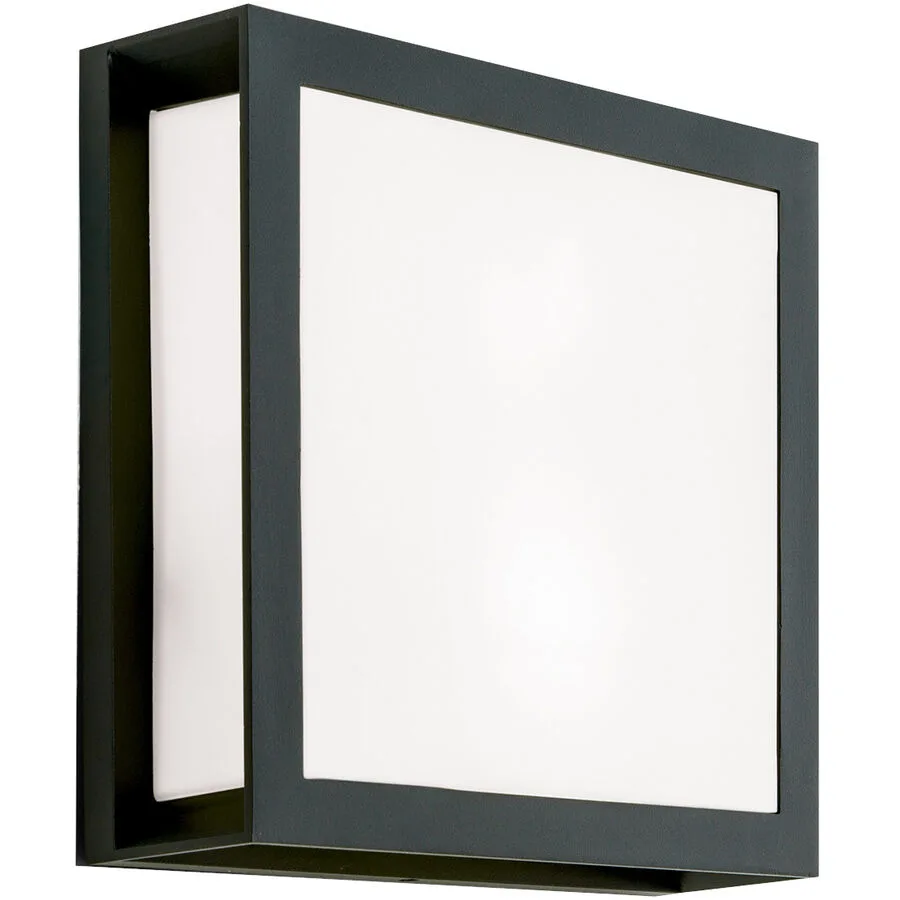 Aussenlampe Henry Grau Aluminium/Kunststoff 26 cm 8 cm - Farbe: anthrazit