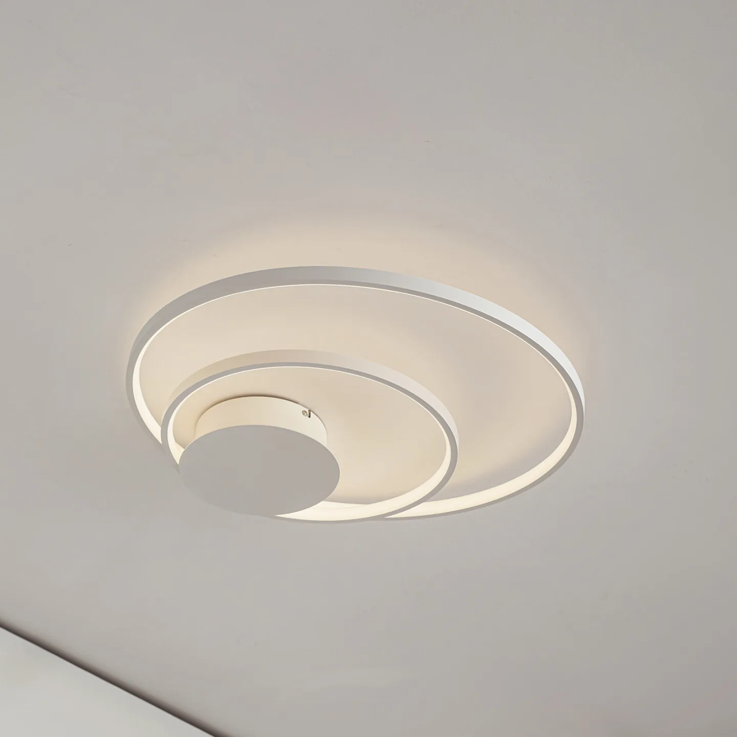 Nerwin Deckenleuchte White - Lindby - Wohnzimmer - Modern - Metall - Ring