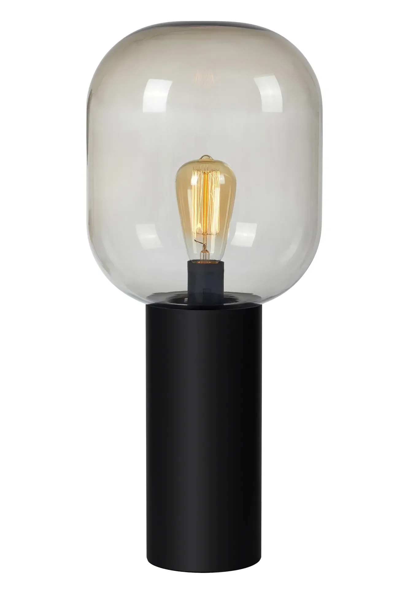 Brooklyn Tischlampe Schwarz/Rauch 56 cm