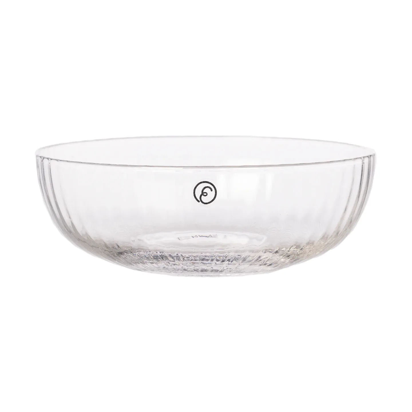 ERNST Ernst Glasschale geriffelt Ø13 cm Klar
