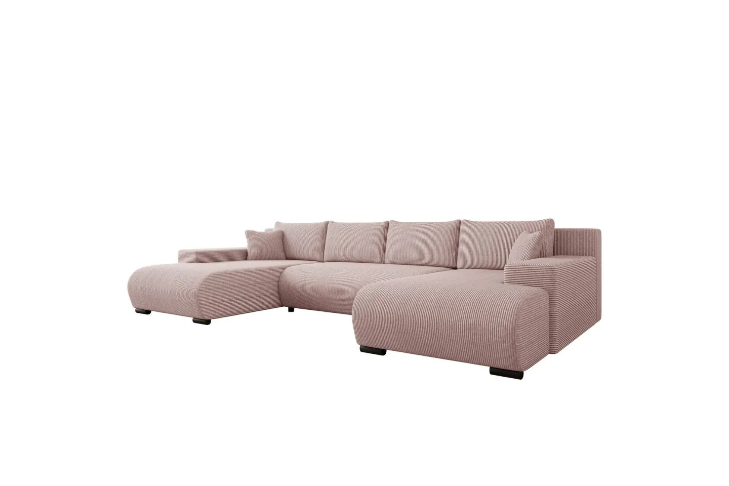 Krysen Bäddsoffa Dubbeldivan 4-sits - Rosa