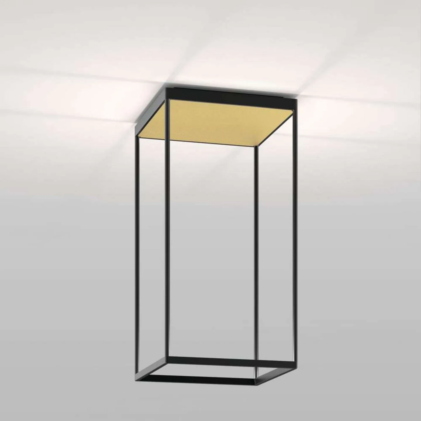 Reflex 2 LED-taklampe 65 cm svart/gull, Serien.lighting Serien Lighting - Stue - Aluminium
