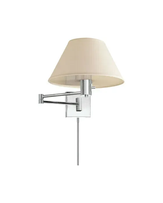Classic Swing Arm Wall Lamp Polished Nickel