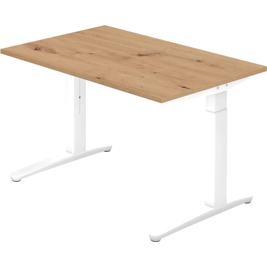 Schreibtisch Office Asteiche Holzwerkstoff B 120 T 80 cm