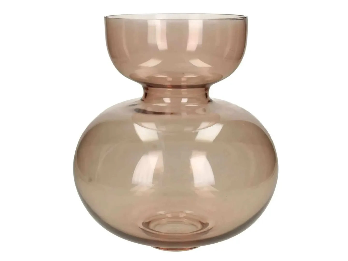 Kersten Vase Glas, Rosé H: 25 cm | Schubiger Möbel