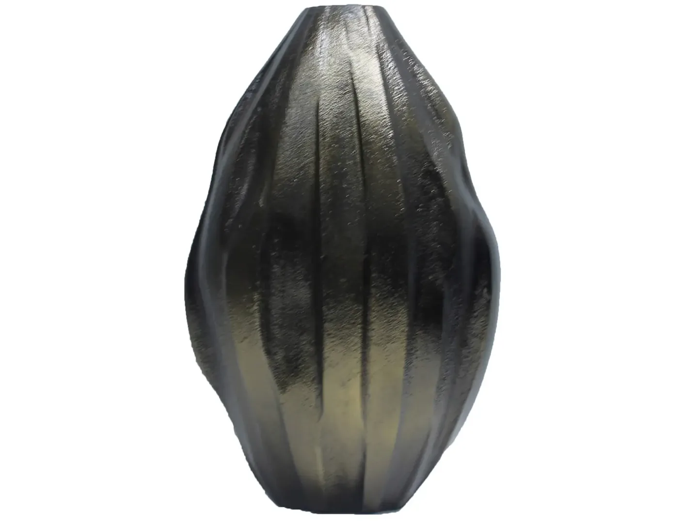 Decofinder Vase Metall Antikmessing H: 35 cm | Schubiger Möbel