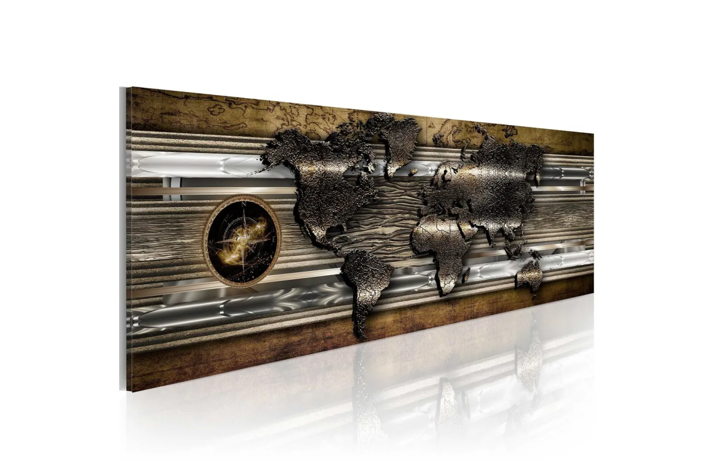 Tavla The World Of Metal 135x45 cm -
