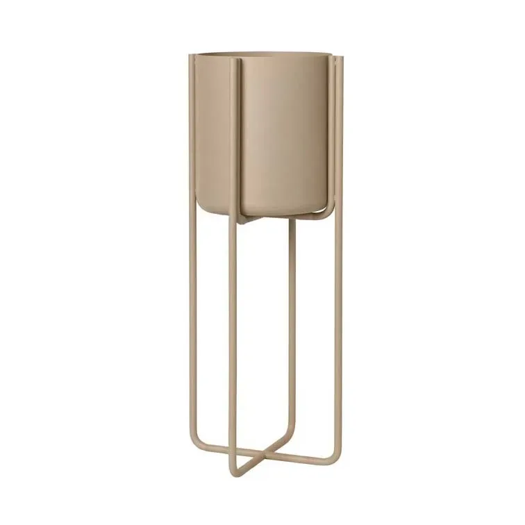blomus Kena kruka på ben S h55 cm Ø22 cm Nomad (beige)