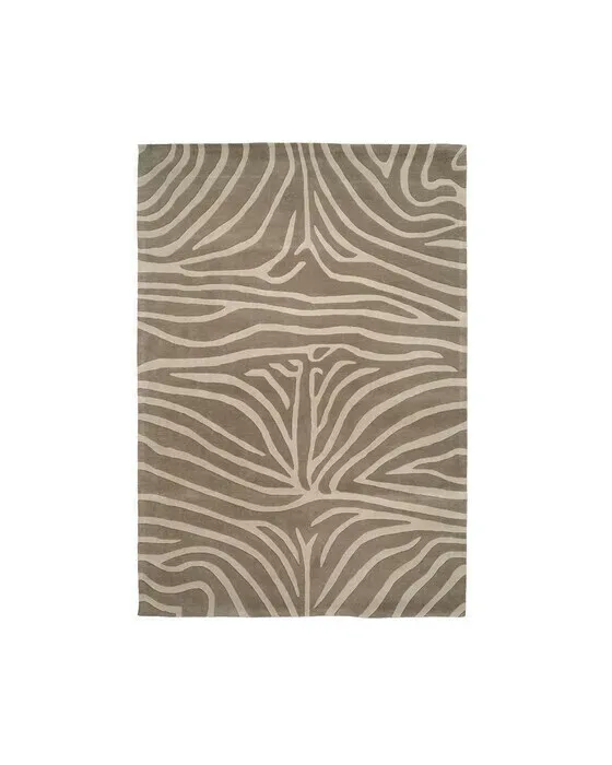 Zebra tæppe beige