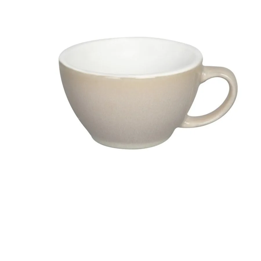 Diverse Café-Latte-Tasse Eggi elfenbein Porzellan H 7 cm 0.3 l