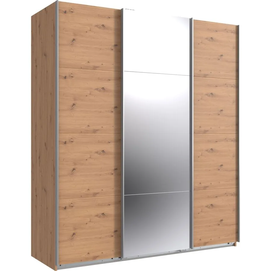 Kleiderschrank Neord Eiche Nachbildung Holzwerkstoff B 180 cm
