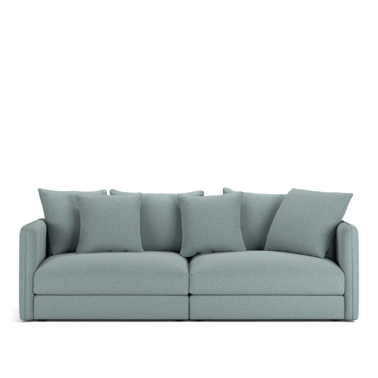 NOGA - Pavarotti 2.5-Seater, Fixed Cover, Cushion Variant 01, Lario 12 - Soffor - Blå