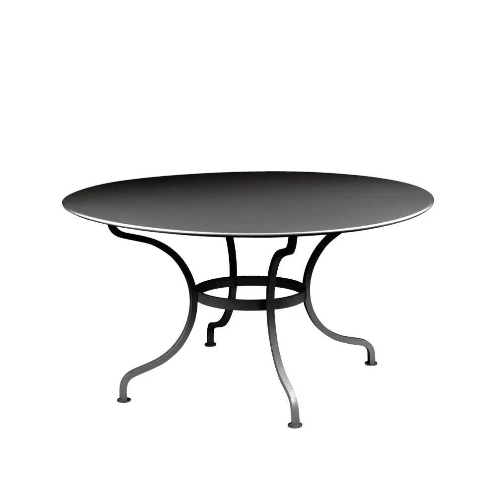 Fermob Romane bord runt Liquorice (svart)