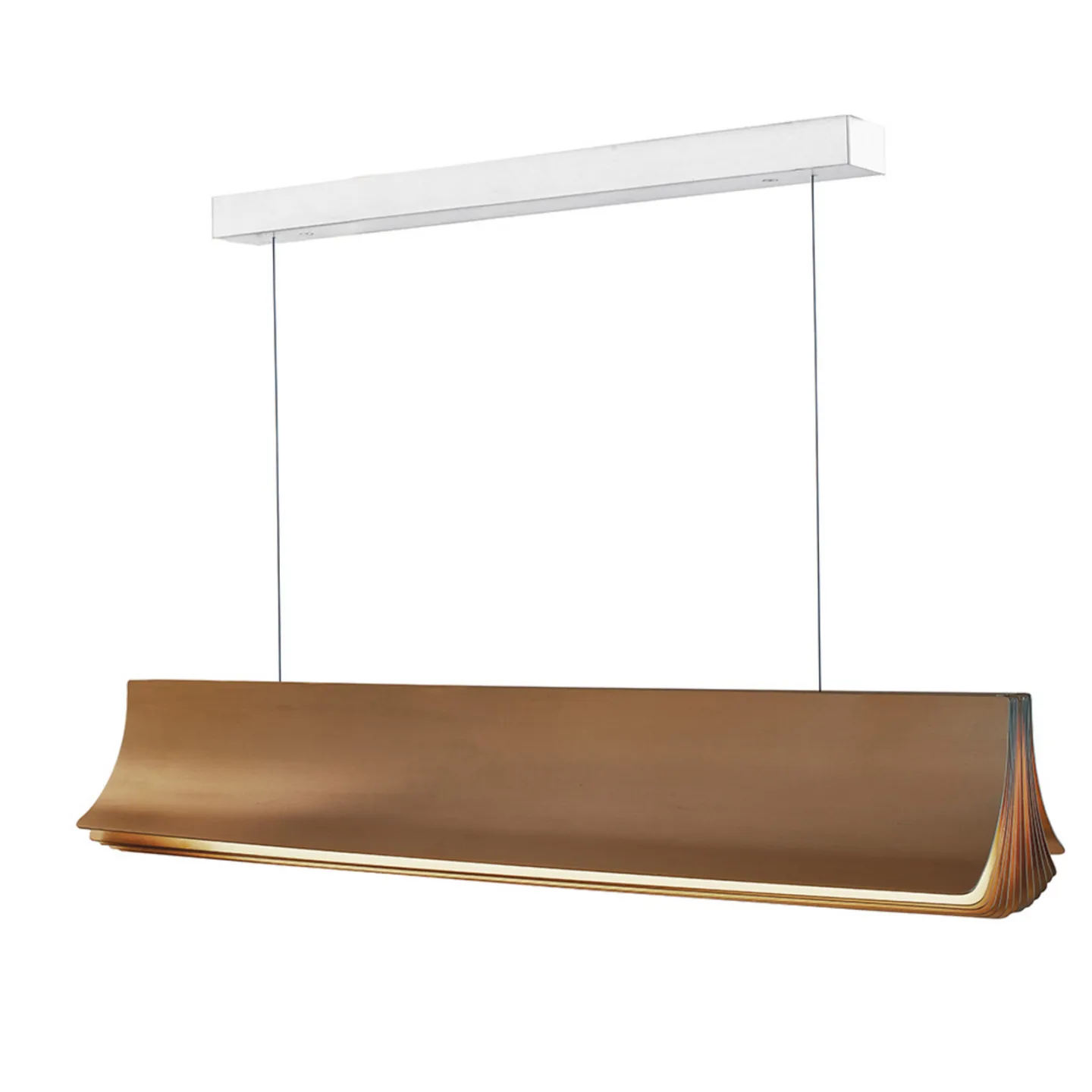 Respiro 900 Pendelleuchte Gold/Gold - DCW - Wohnzimmer - Aluminium