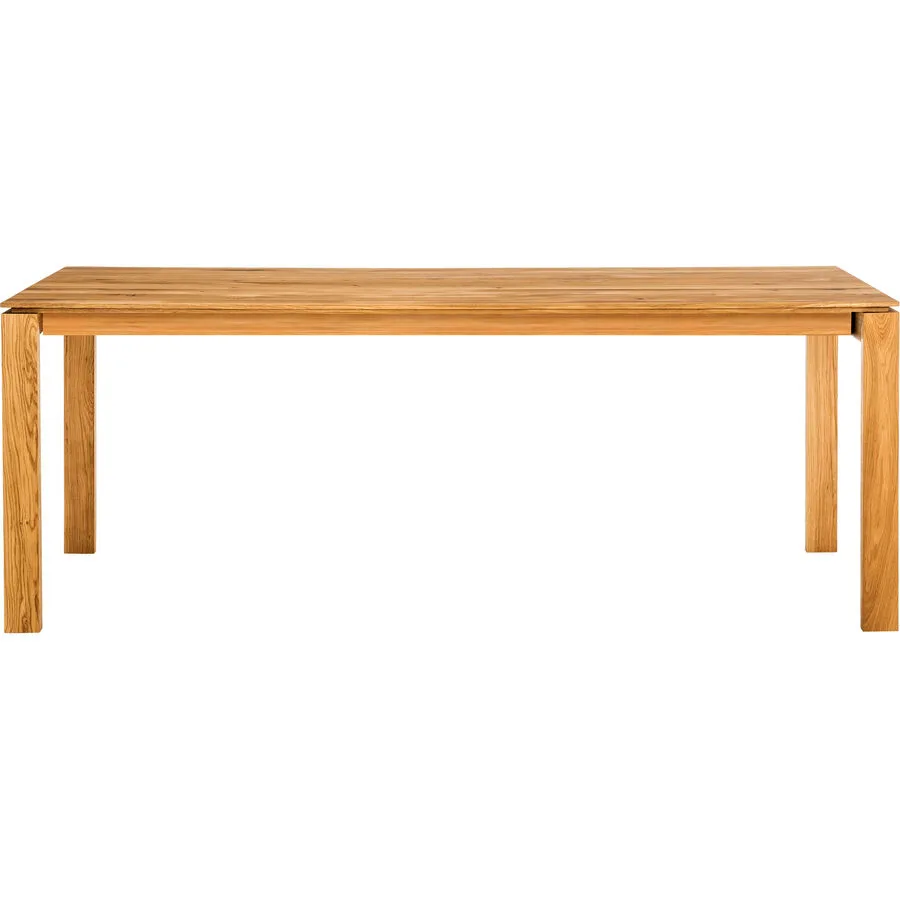 Esstisch Alvaro Eiche Natur geölt Holz Massivholz B 200 T 90 cm - Möbel Konfigurator: Traummöbel individuell zusammenstellen