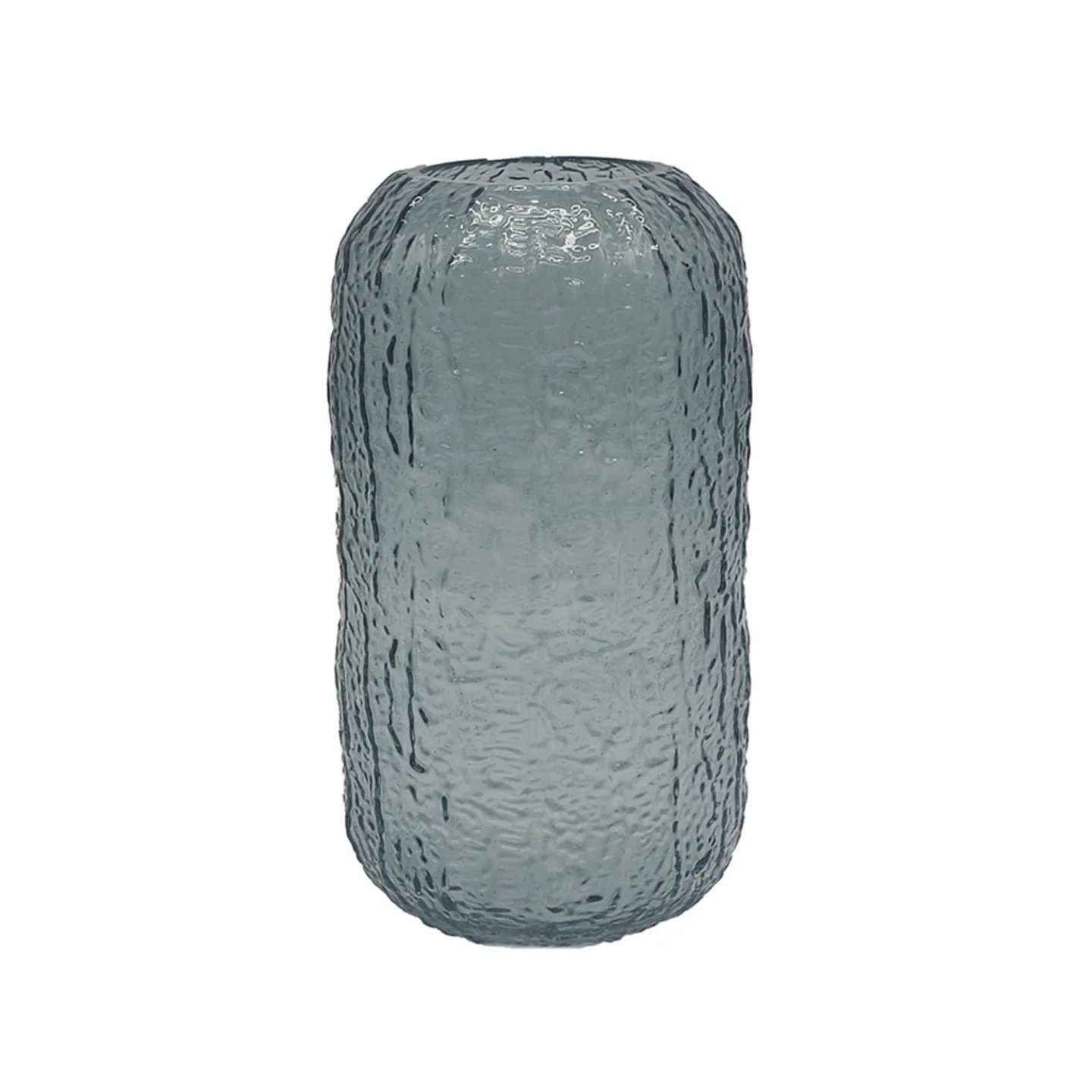 Decofinder Vase Burnaby, Glas, Hellblau H: 27 cm | Schubiger Möbel