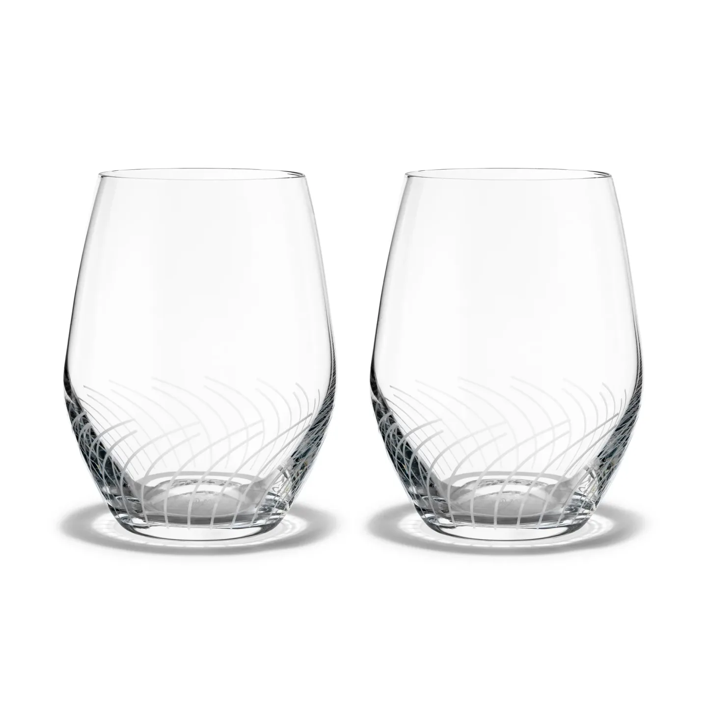 Holmegaard Cabernet Lines Wasserglas 25cl 2er Pack Klar