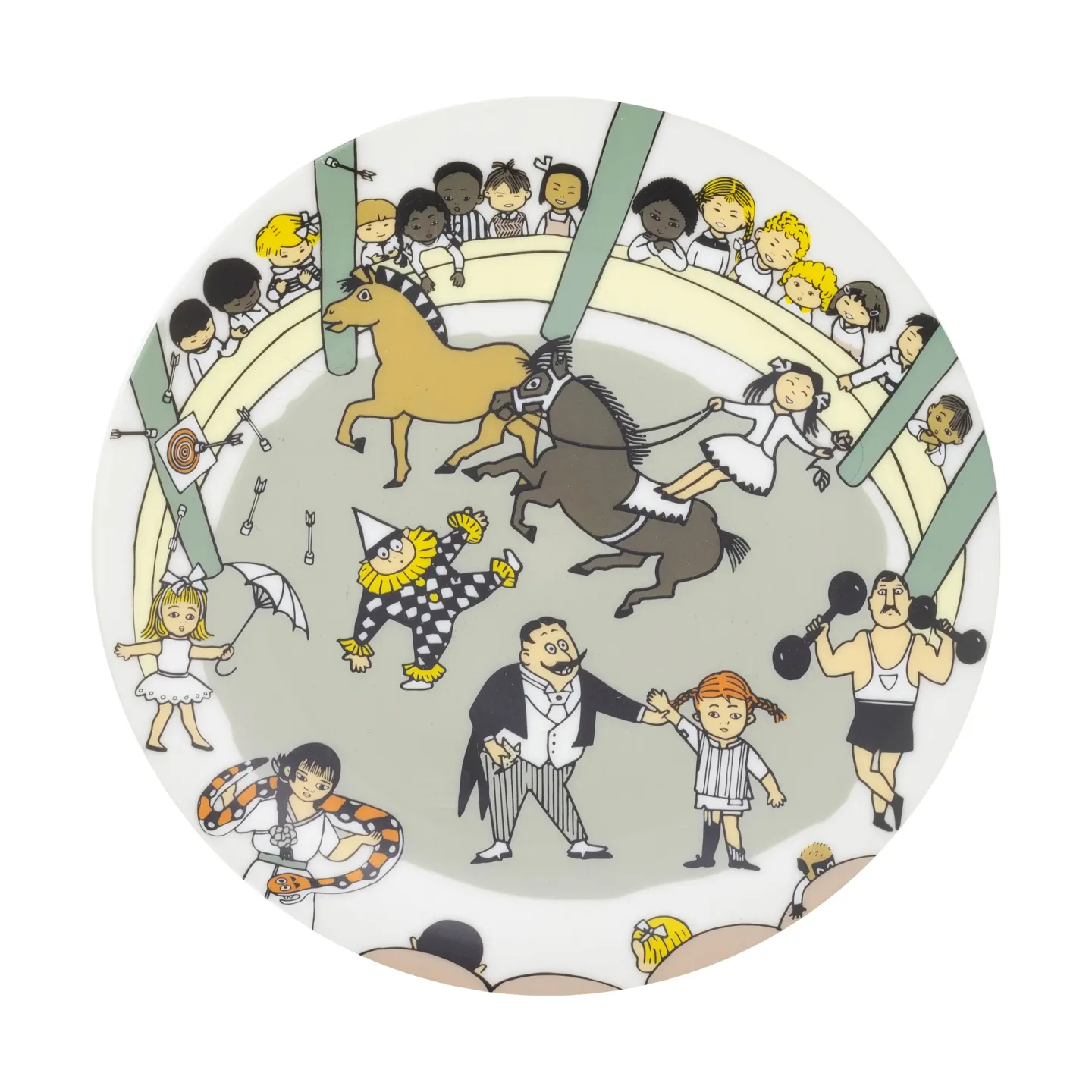 Rätt Start Pippi Circus Teller Ø20 cm Multi