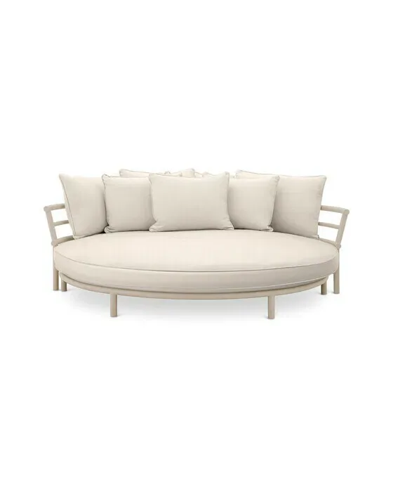 Laguno sofa rund lewis off-white/grå