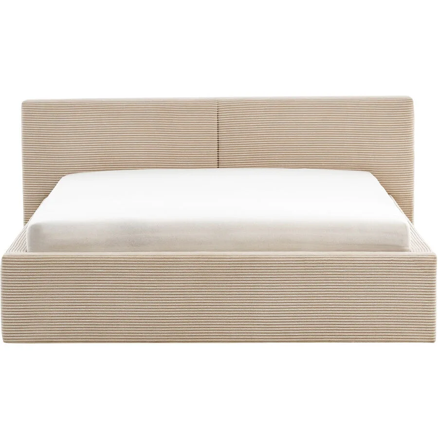 Bett Lois Beige Polyester 140 x 200 cm