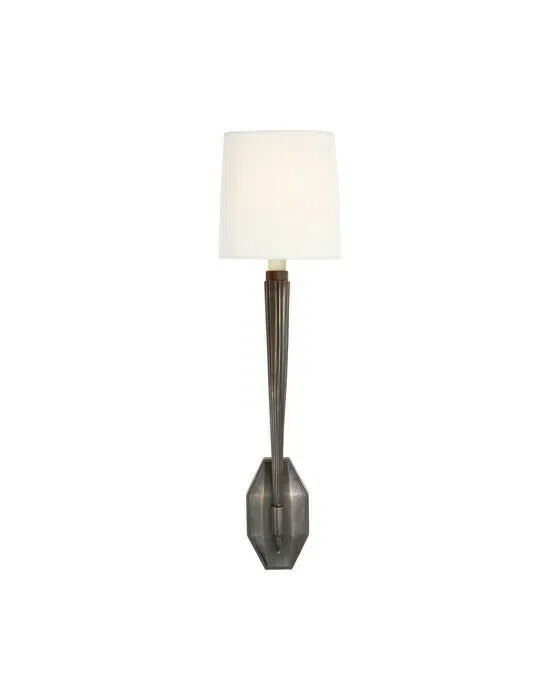 Ruhlmann Single Sconce Bronze/Linen