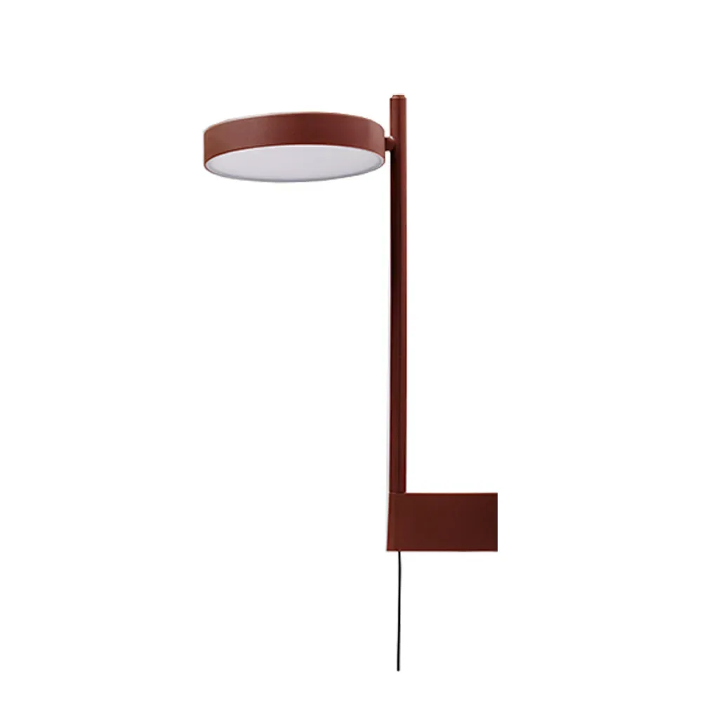 Wastberg+ w182 Pastille br2 vägglampa oxide red, lång arm
