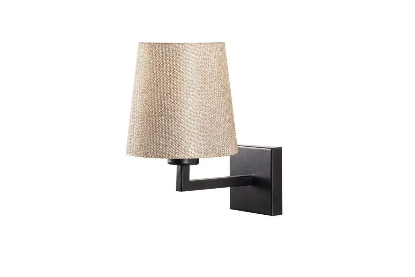 Vägglampa Fenda Svart / Grädde - Svart / Grädde