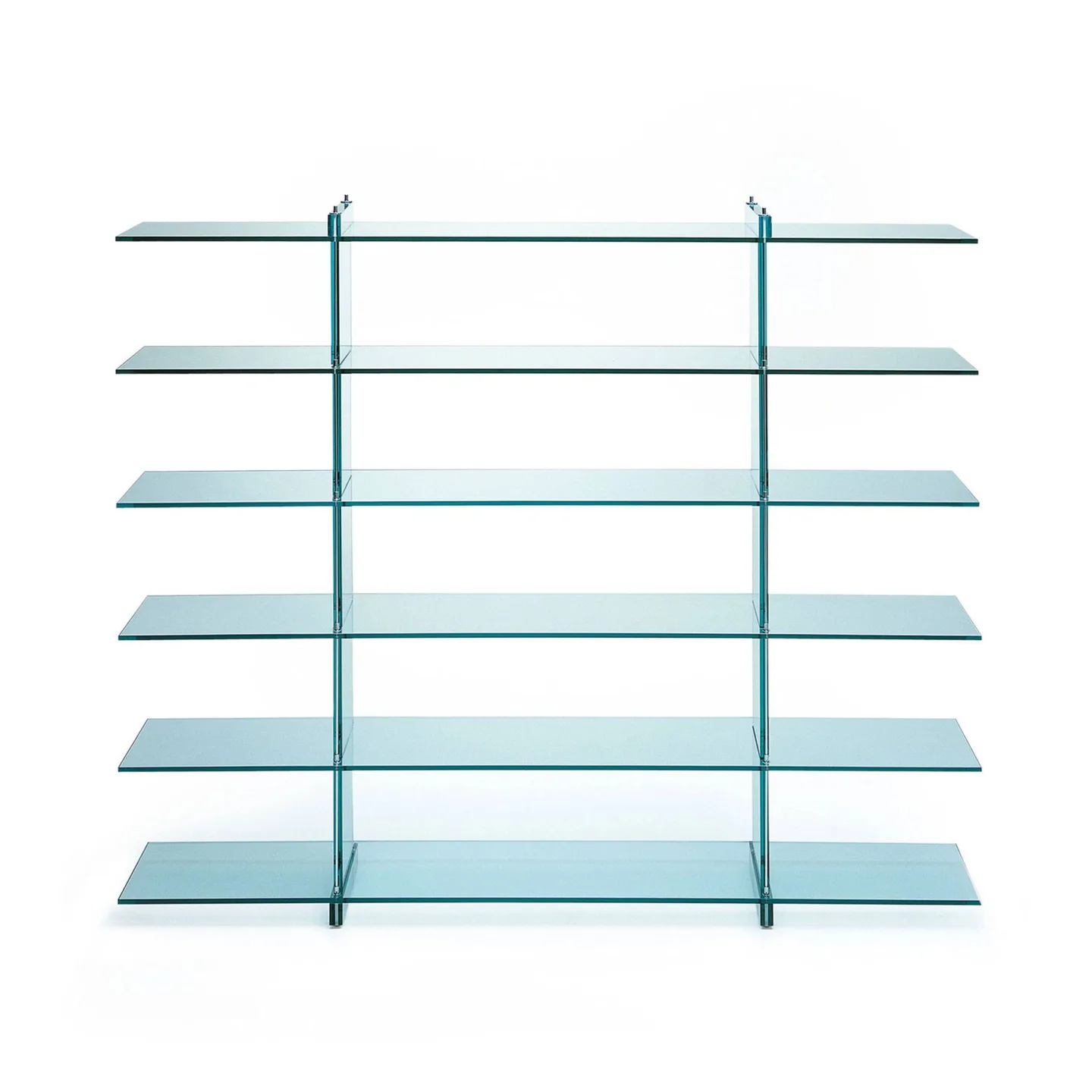 FontanaArte - Teso Bokhylla - Hyllor - Renzo Piano - Transparent - Glas/Metall
