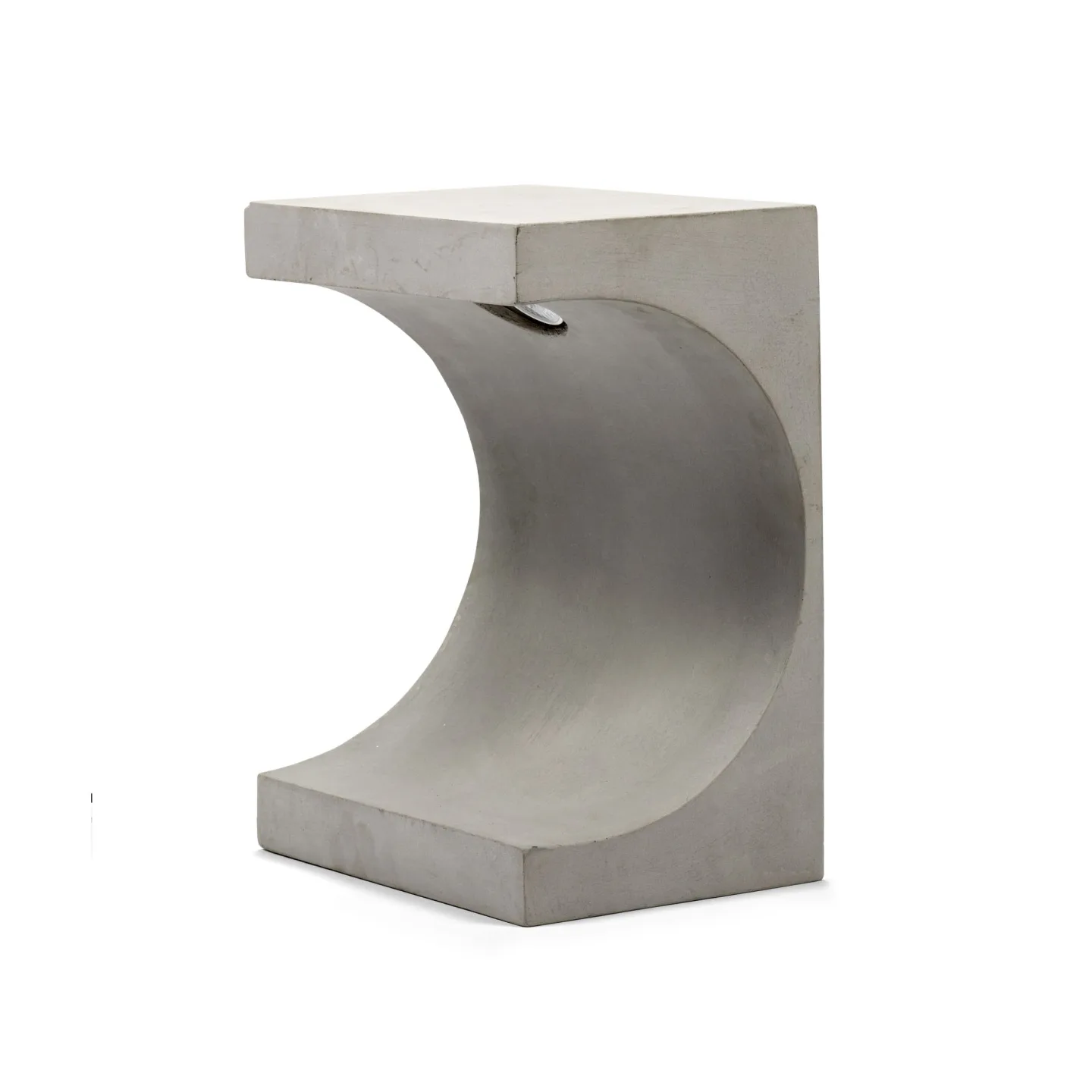 Serax - Side Table Concrete Tangent - Bordslampor - Patrick Paris - Grå - Sten