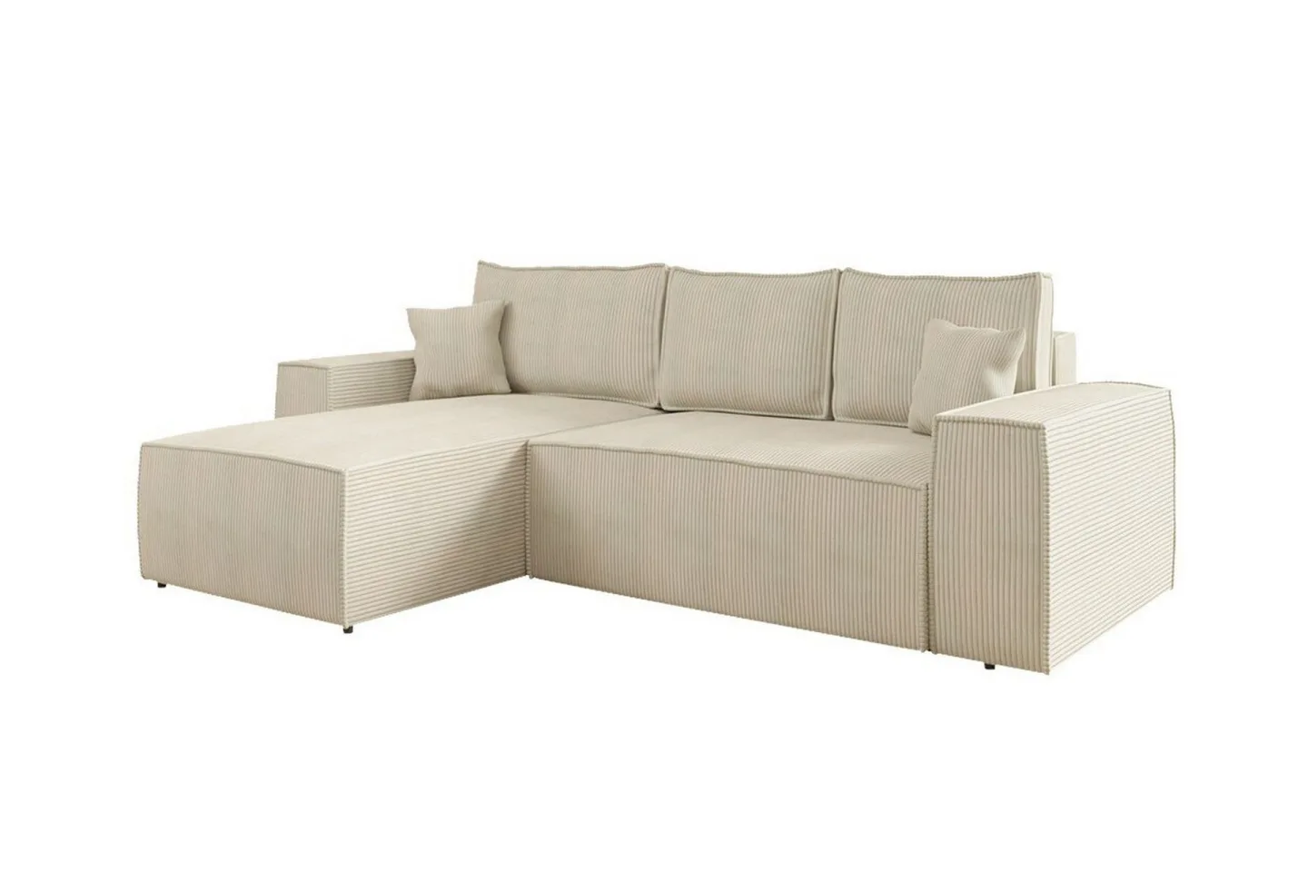 Knocklong 3-sits Hörnbäddsoffa - Cream