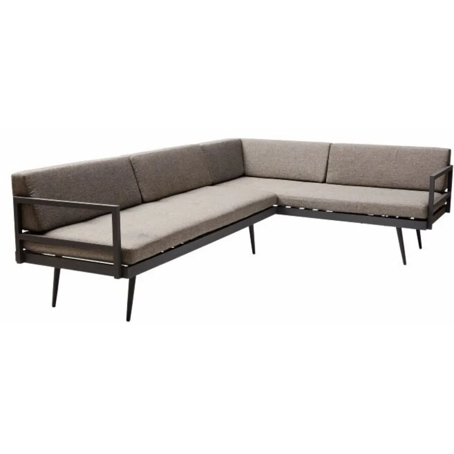 Gartenlounge Daria Anthrazit Aluminium 4 B 200 T 83 cm