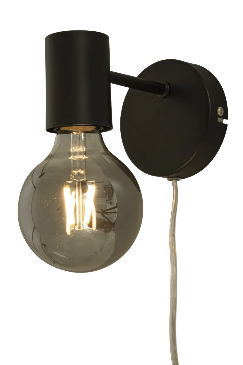 Aneta Lighting - Strict 13cm - Vägglampa - Svart