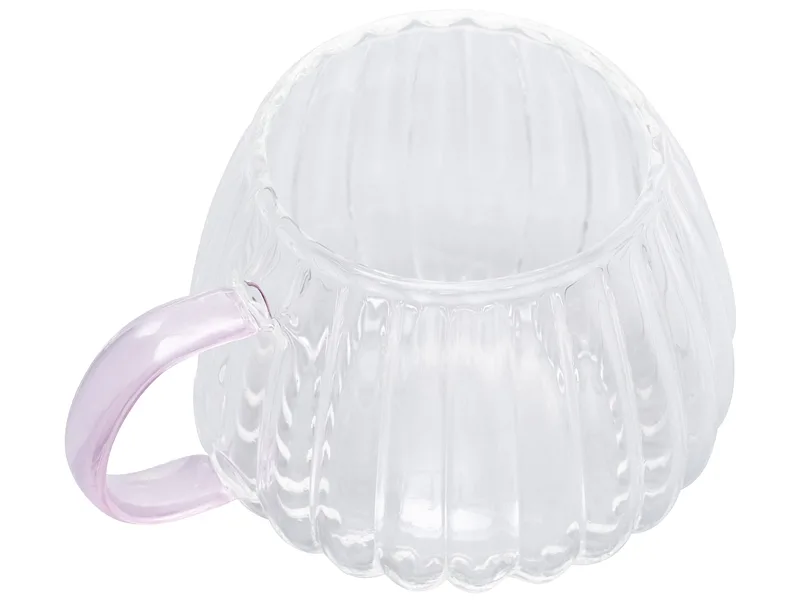 Kaffeebecher MORGAN 35cl glas rosa 1 Stück
