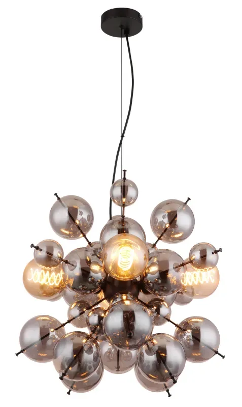 Globo Lighting - Udo Ø50 - Taklampa - Rökfärgad