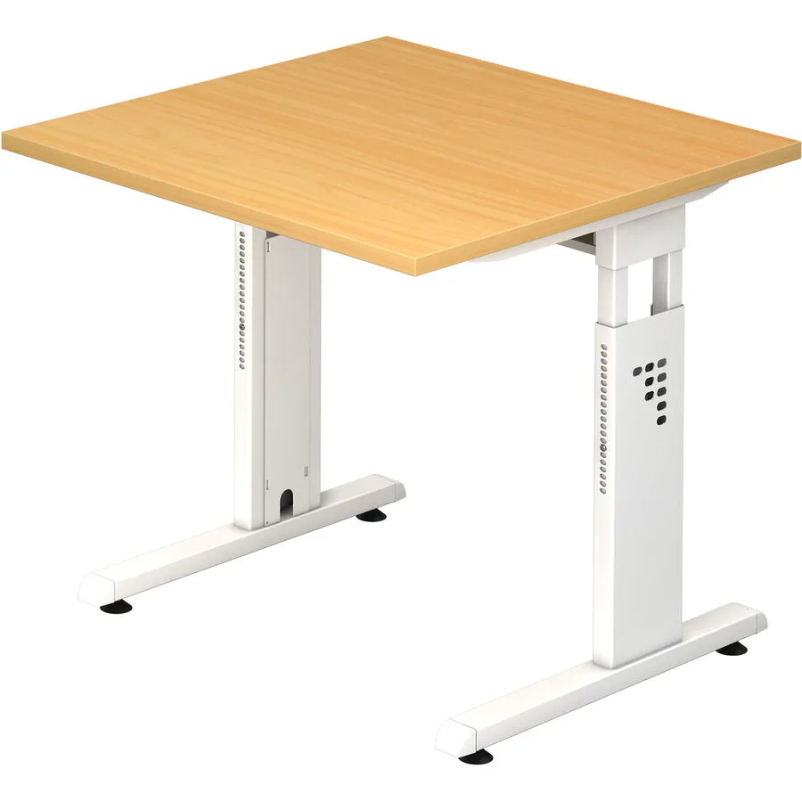 Schreibtisch Office buche Holzwerkstoff B 80 T 80 cm