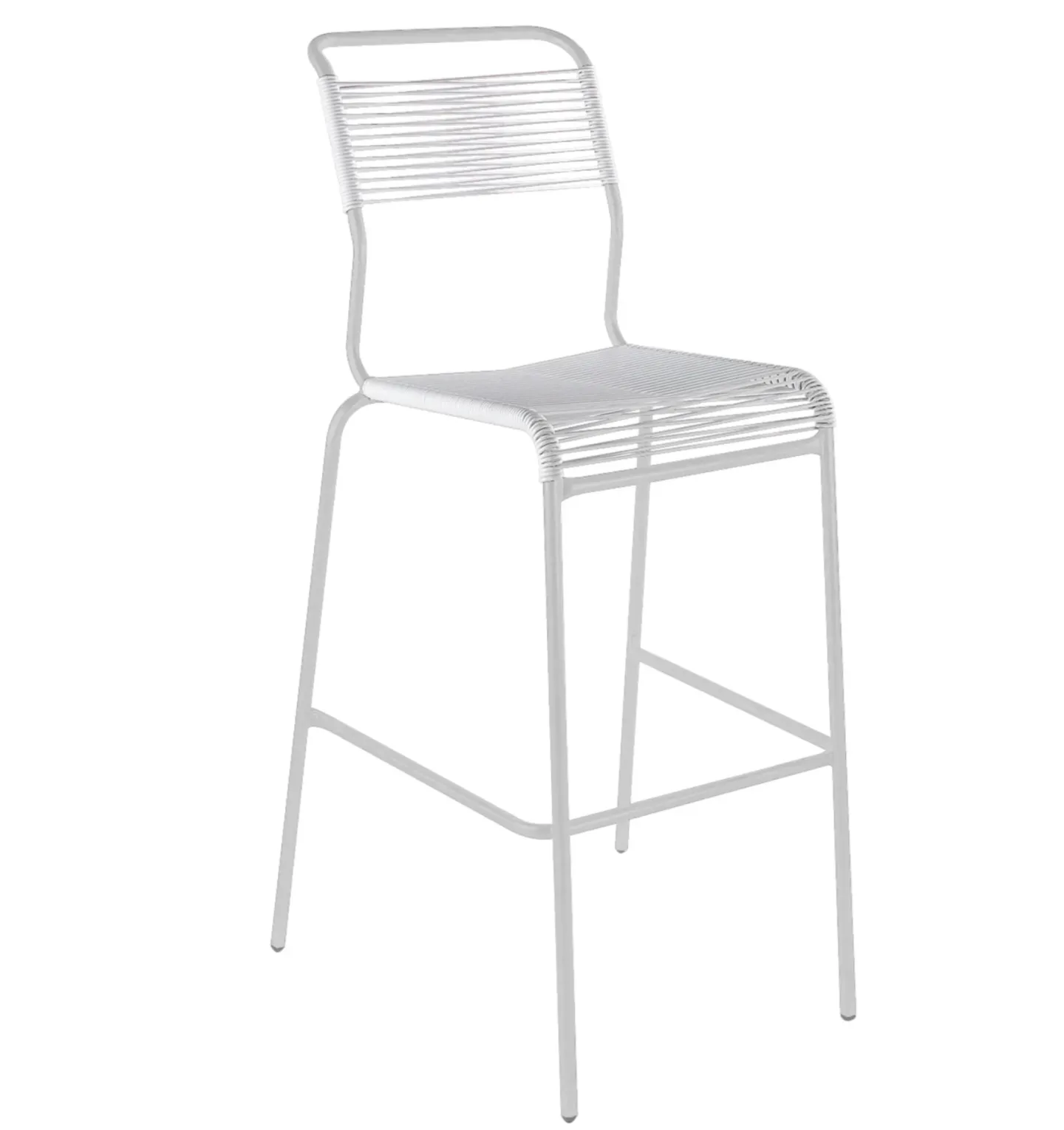 Schaffner Spaghetti-Barstuhl Säntis Weiss | Schubiger Möbel