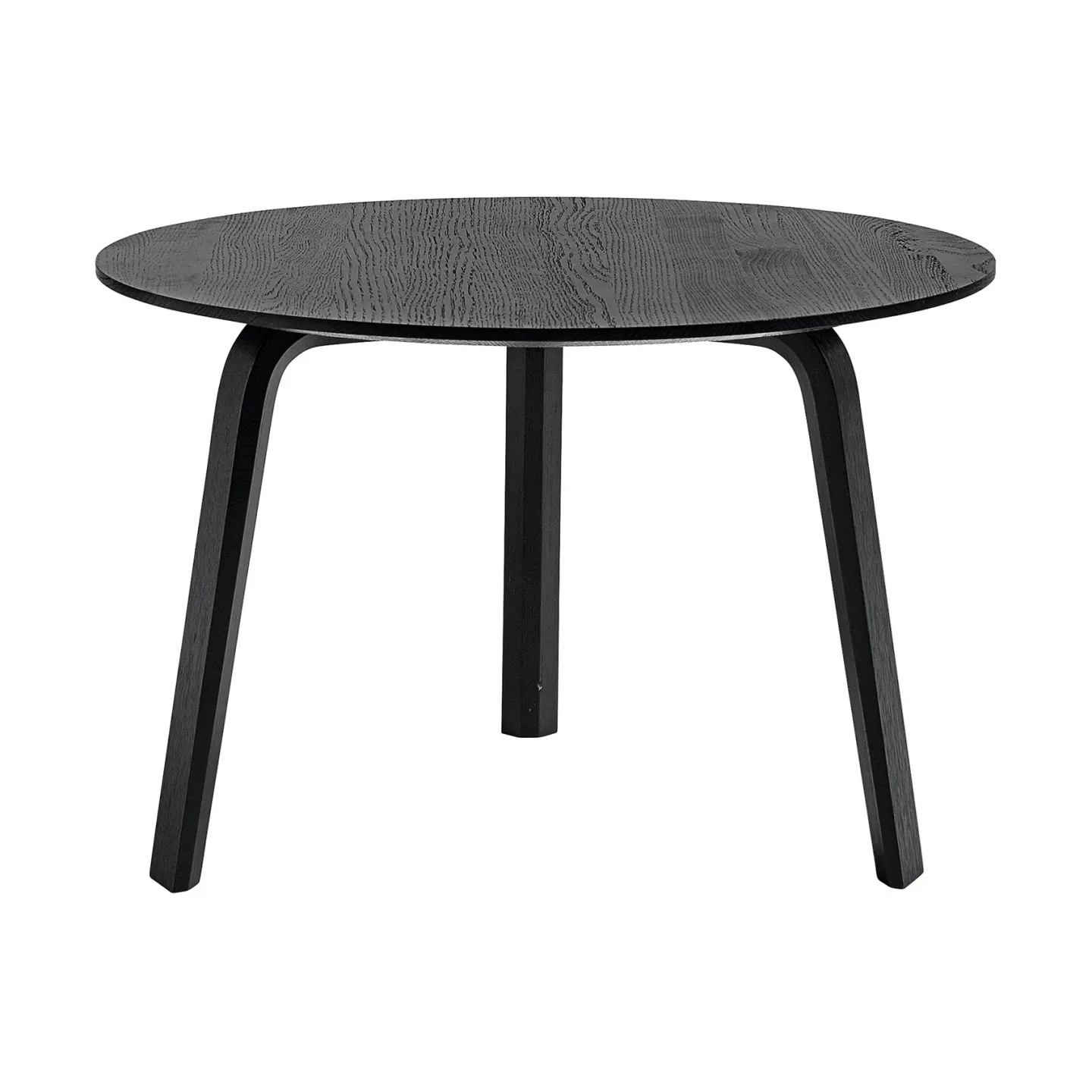 HAY Bella soffbord Black oak, Ø60x39 cm