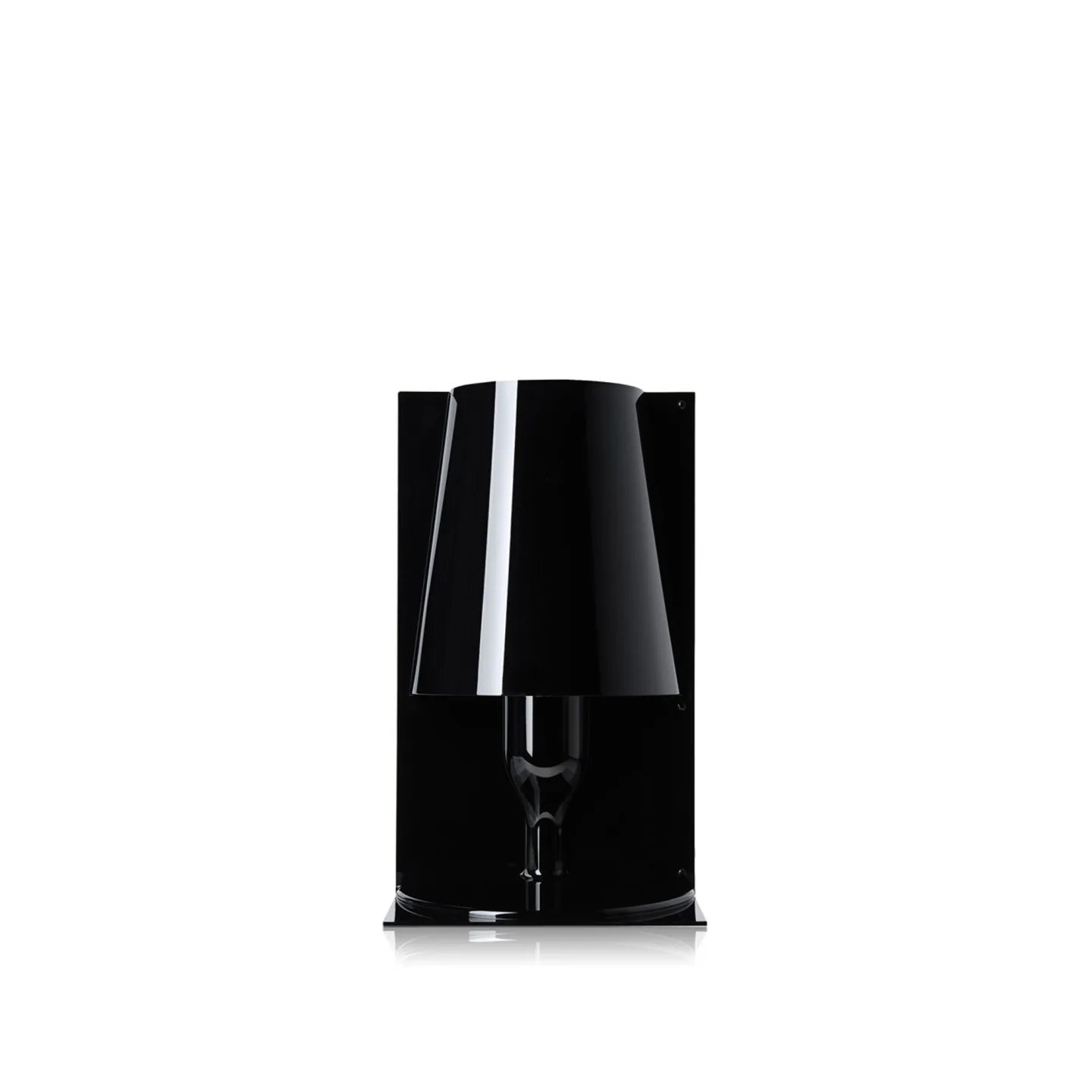 Kartell - Take Table Lamp 9050, Matt Black, Incl. LED 3,6W E14 - Bordslampor - Ferruccio Laviani - Svart