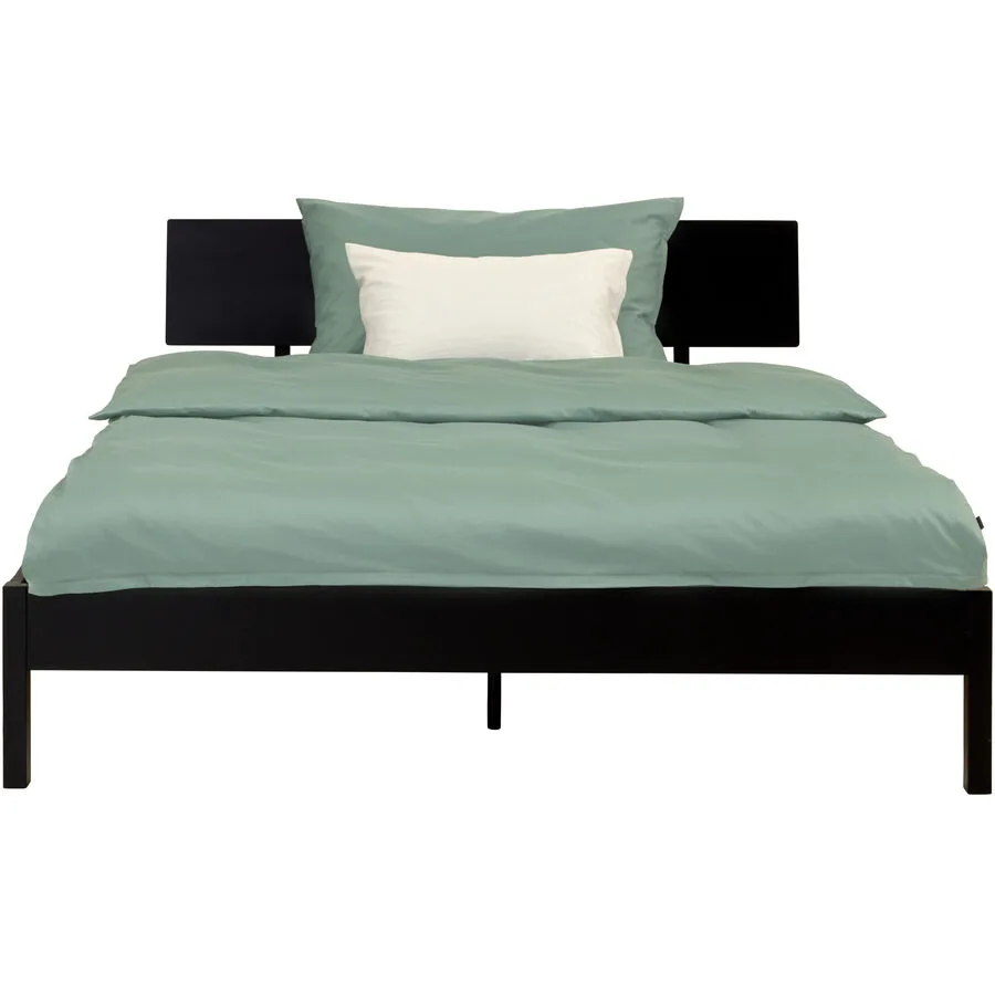 Bett Josh schwarz Kiefer 140 x 200 cm
