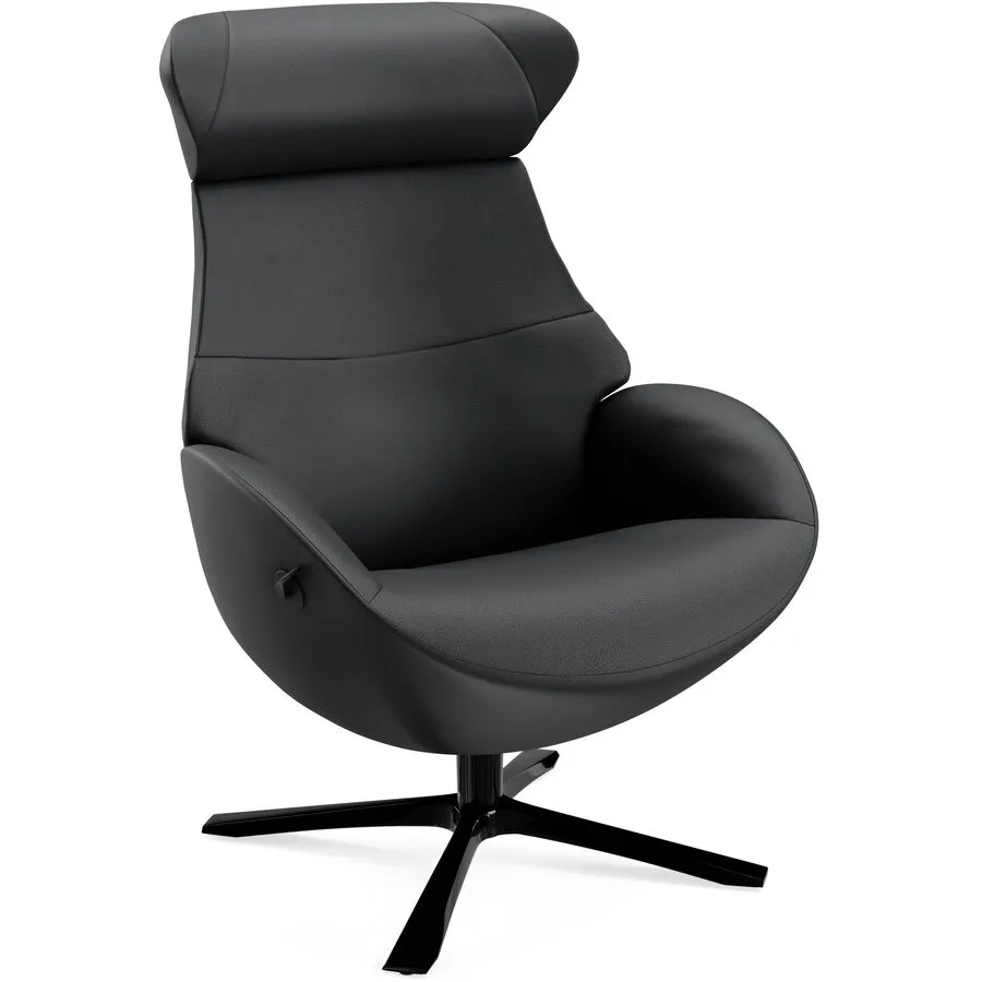 Conform Relaxsessel Daja Schwarz Leder 81 cm 163 cm - Möbel Konfigurator: Traummöbel individuell zusammenstellen