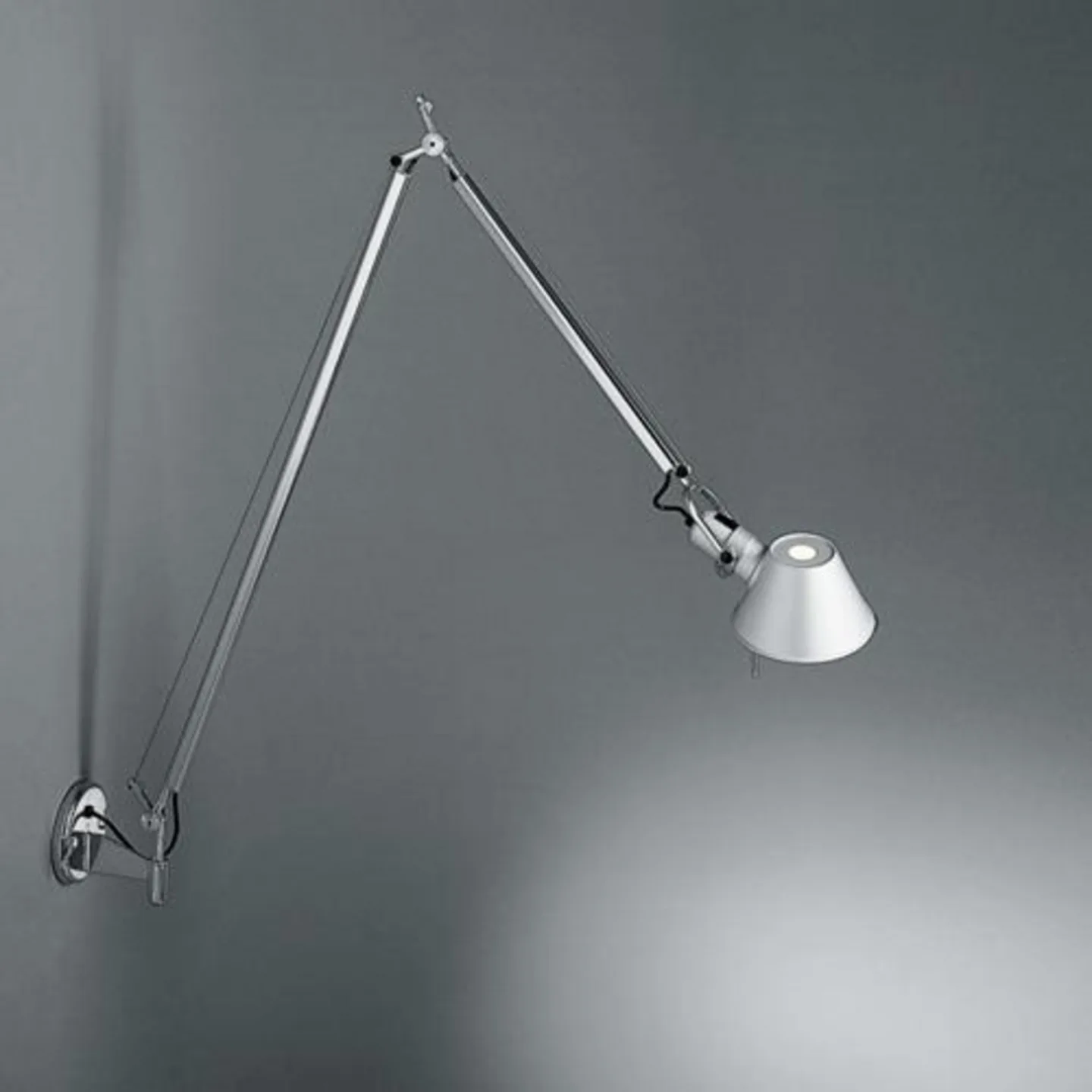 Tolomeo Braccio LED Vägglampa Alu - Artemide - Arbetsrum / hemkontor - Design - Aluminium